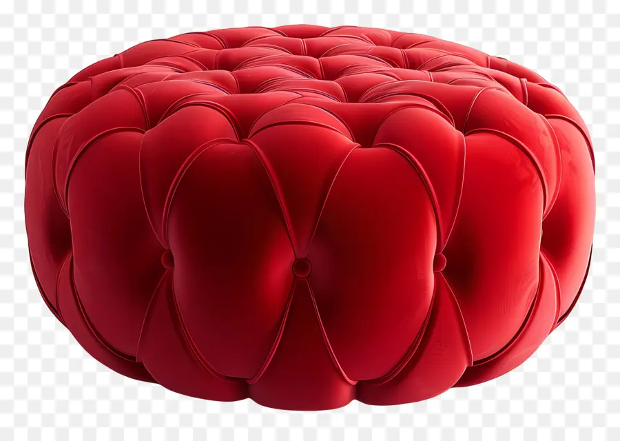 Ottoman，Pouf Rouge PNG