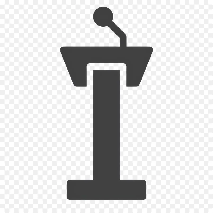 Podium，Microphone PNG