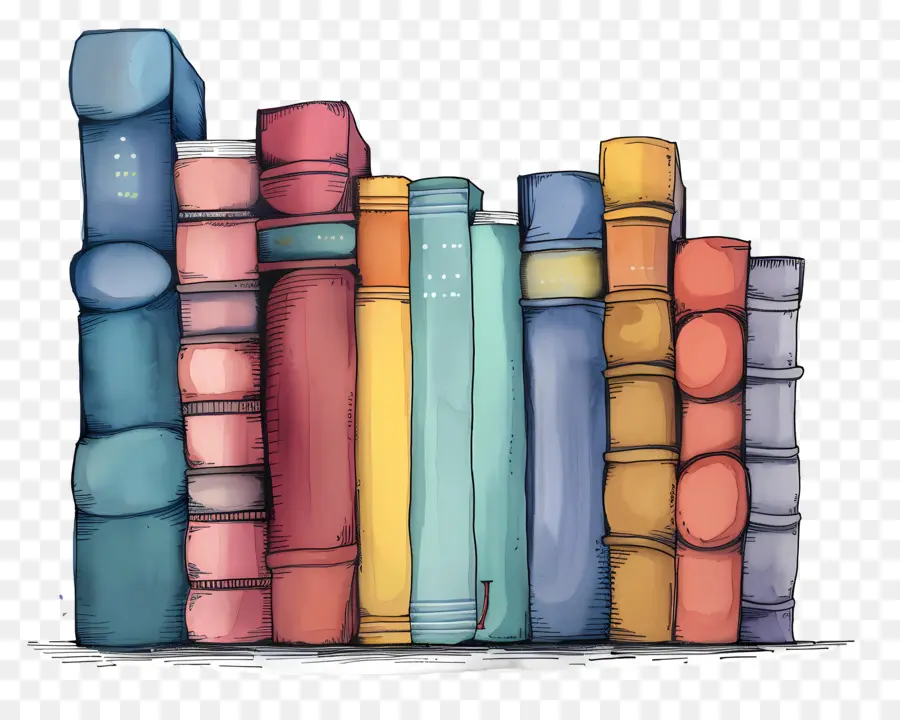 Rangée De Livres，Livres PNG