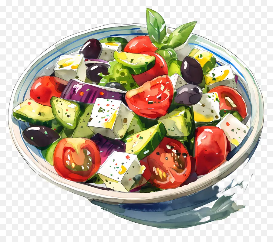 Salade Grecque，Salade PNG