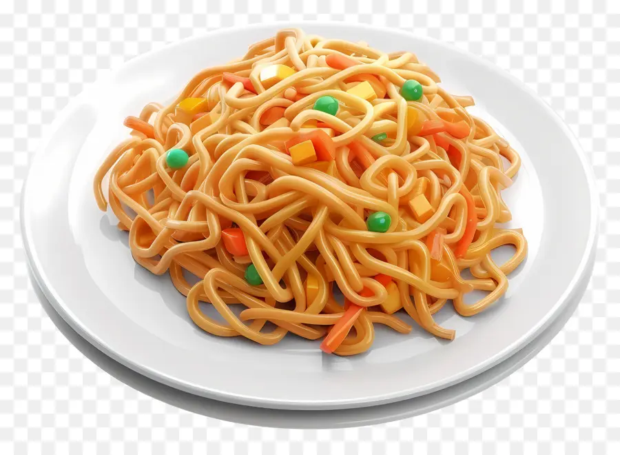 Chow Mein，Nouilles PNG