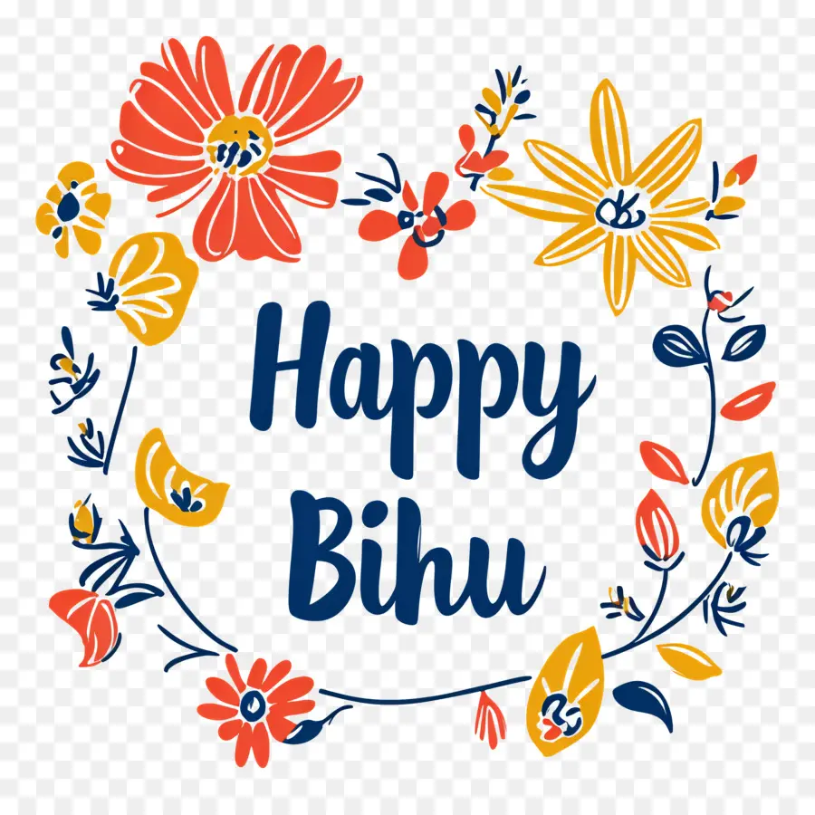 Joyeux Bihu，Fleurs PNG