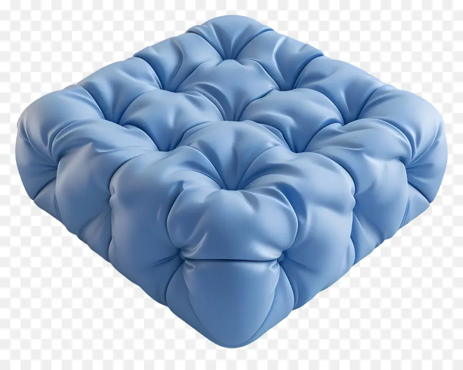 Ottoman，Coussin Bleu PNG