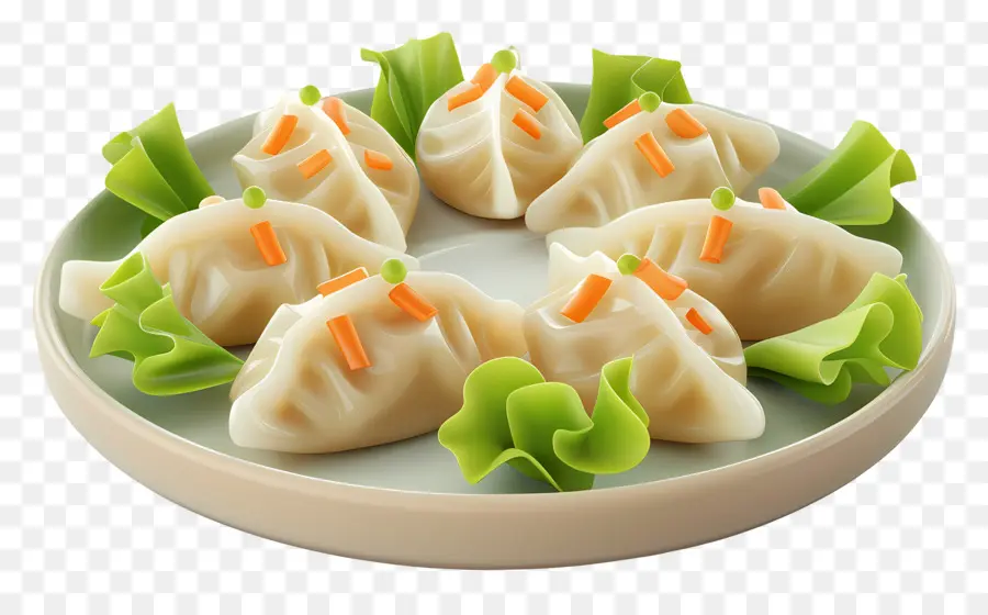 Raviolis Végétariens，Boulettes PNG