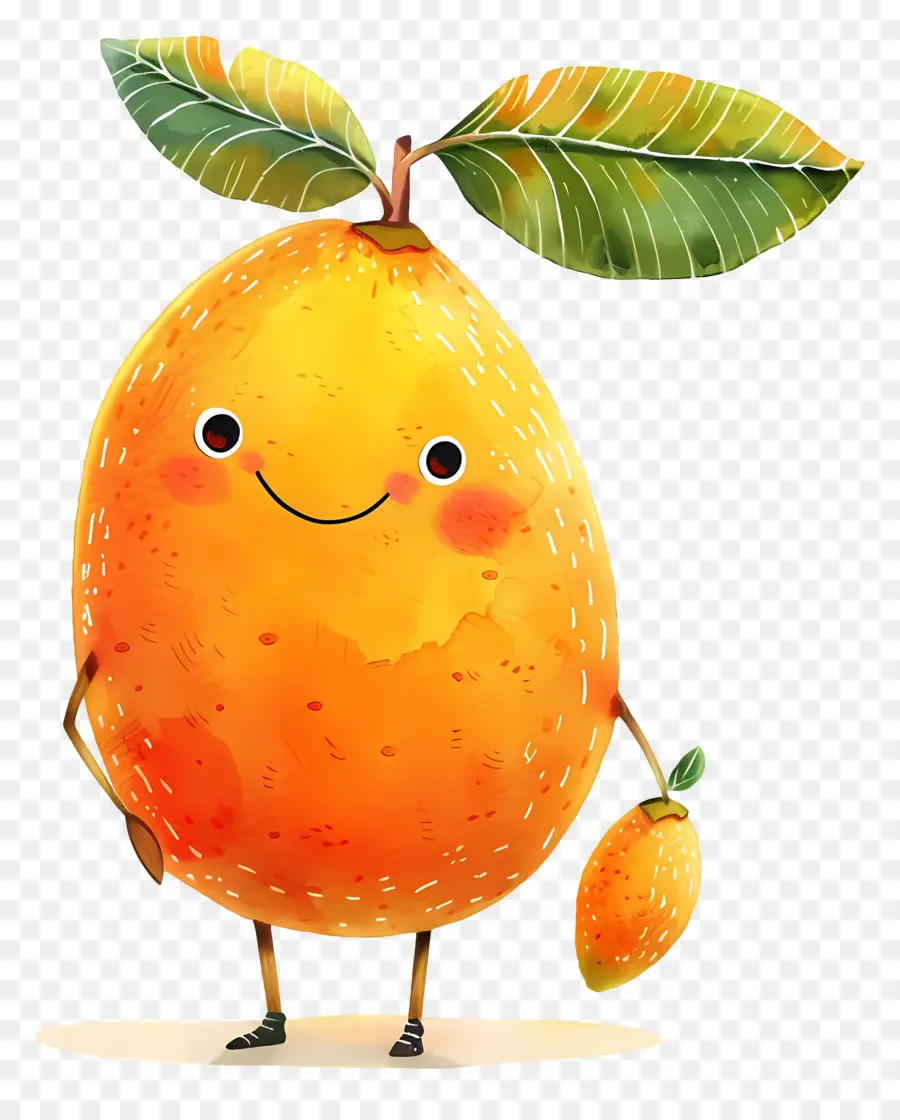 Mangue De Dessin Animé，Fruits Oranges PNG