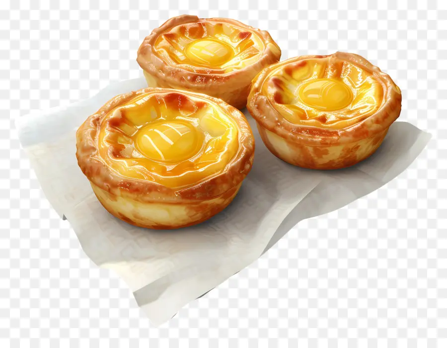 Tartelettes Aux œufs，Pâtisserie PNG