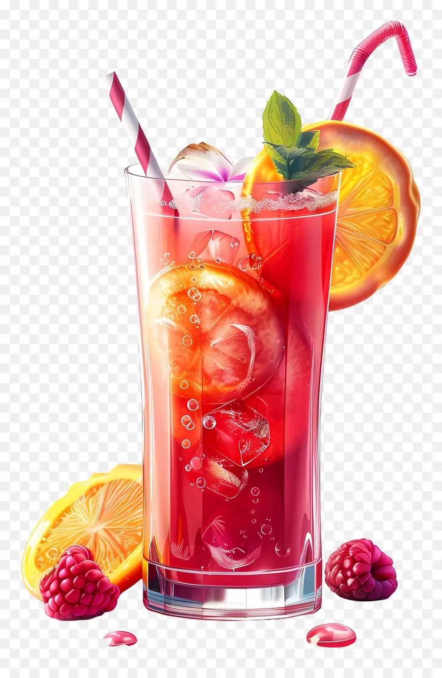 Cocktail，Boisson Aux Fruits Rafraîchissante PNG