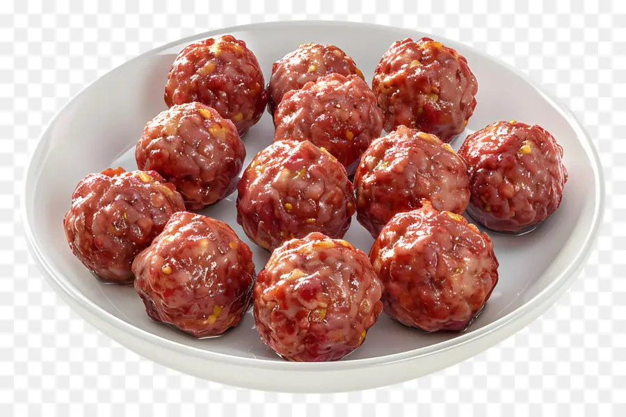 Boulettes De Boeuf，Boulettes De Viande Dans Une Assiette PNG