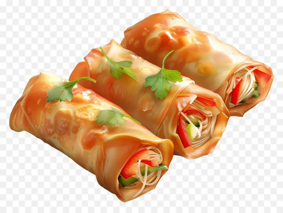 Rouleaux De Printemps，Apéritif PNG