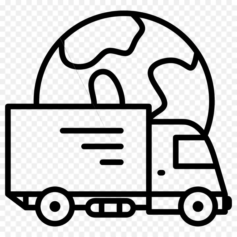 Logistique，Camion De Livraison PNG