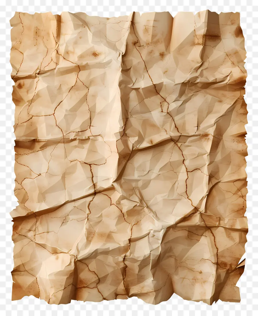 Vieux Papier Vintage，Papier Froissé PNG