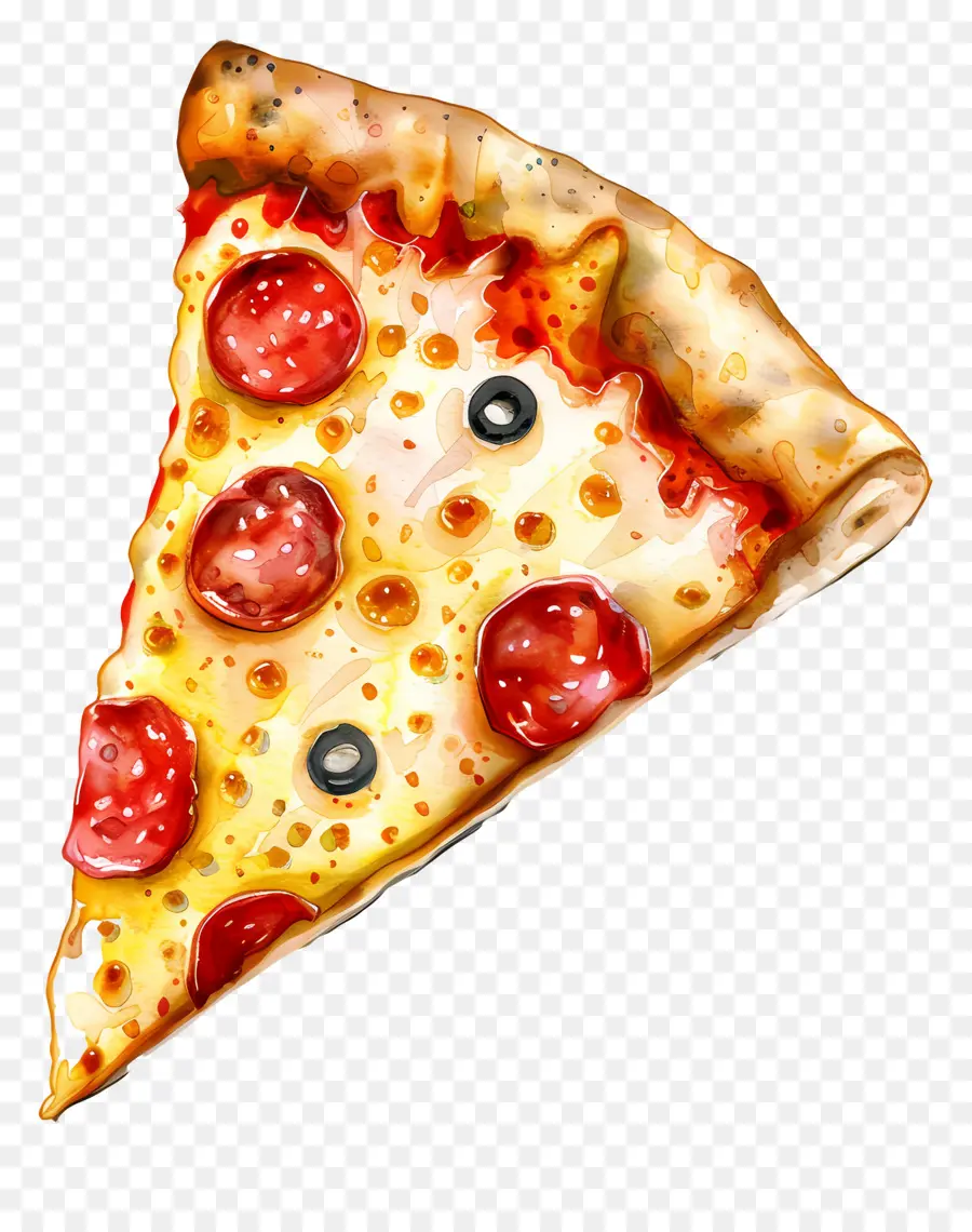 Tranche De Pizza，Pizza PNG