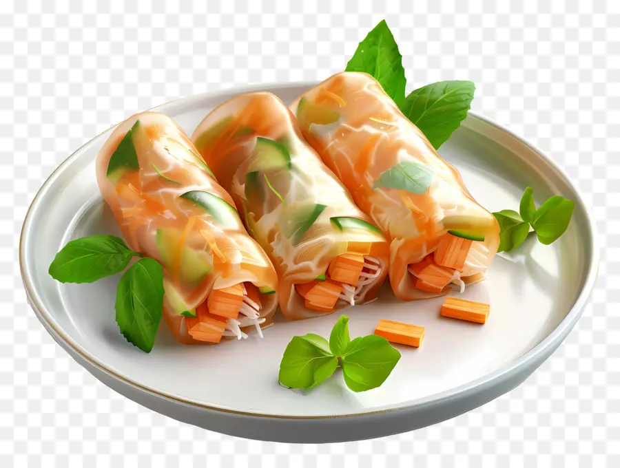 Rouleaux De Printemps，Apéritif PNG