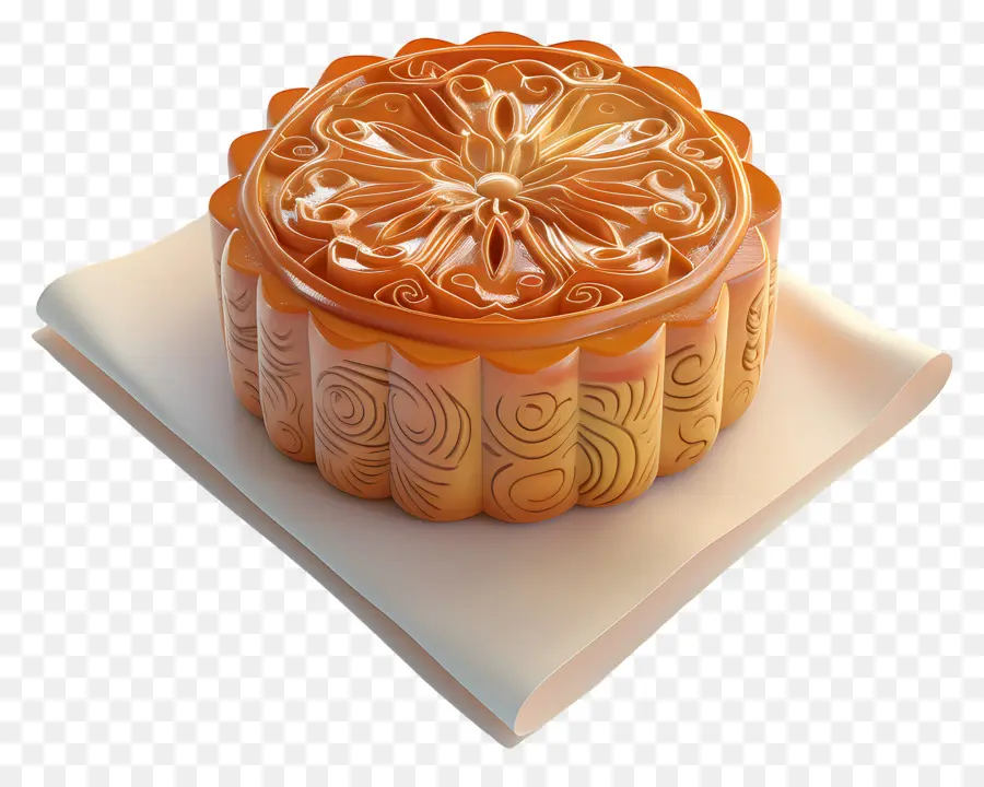 Gâteau De Lune，Gâteau De Lune Jaune PNG