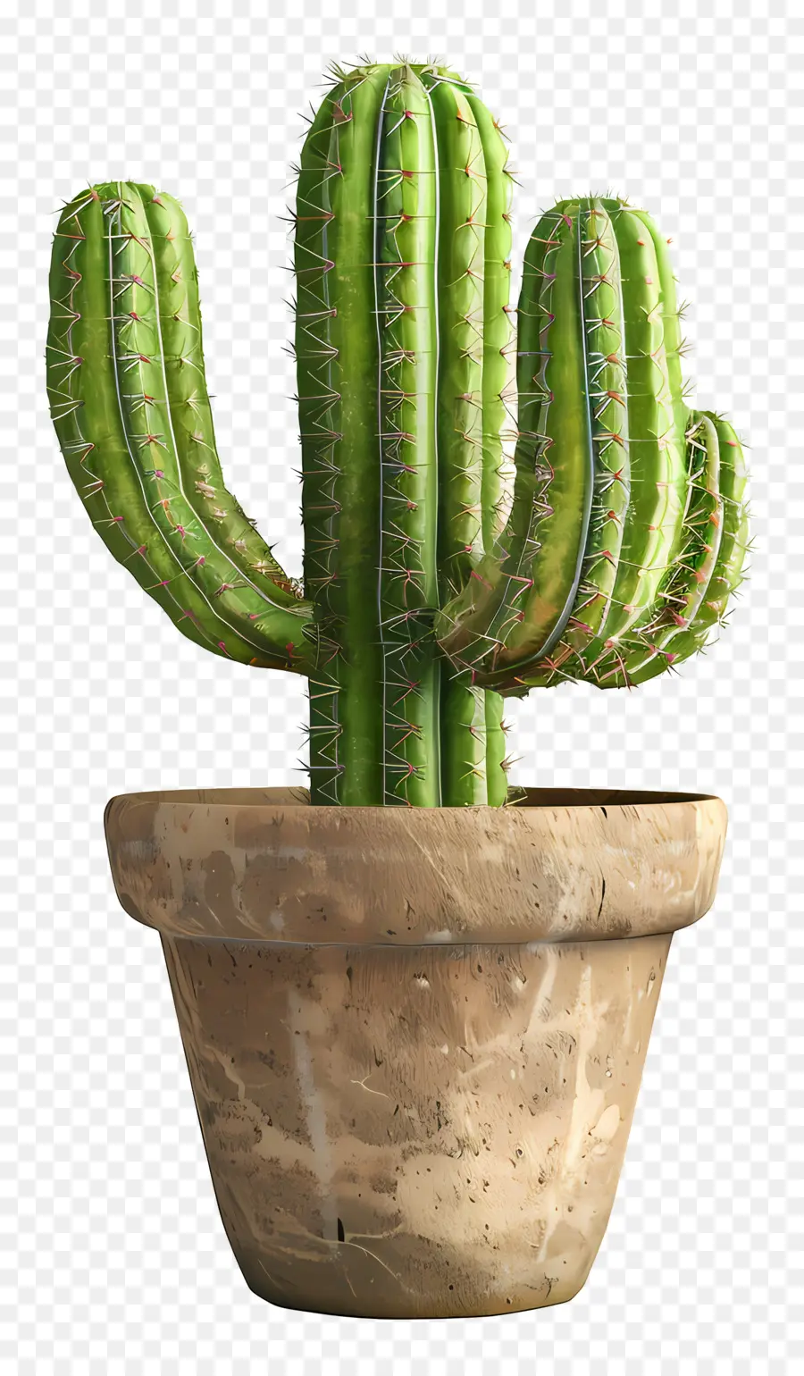 Cactus En Pot，Cactus PNG