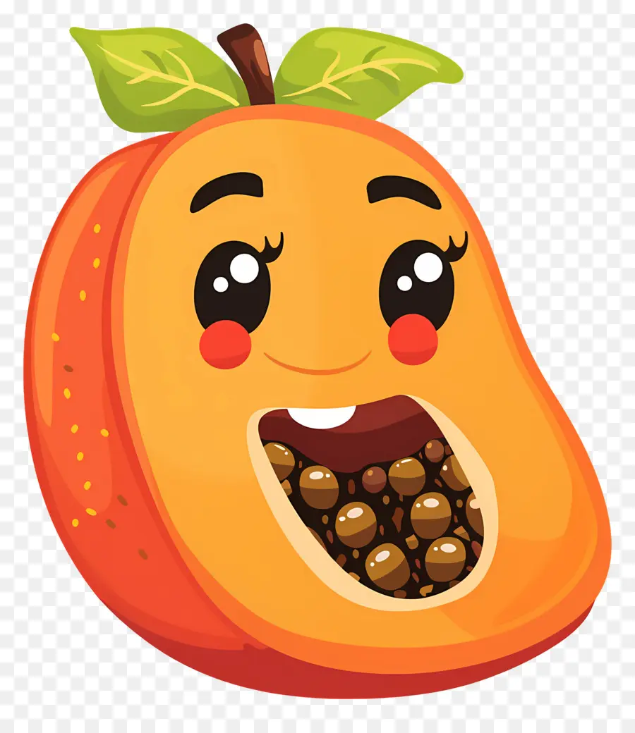 Papaye De Dessin Animé，Fruit PNG