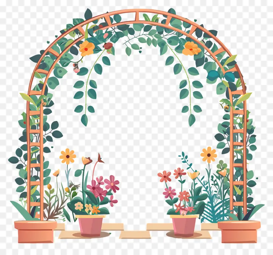 Arche De Jardin，Fleurs PNG