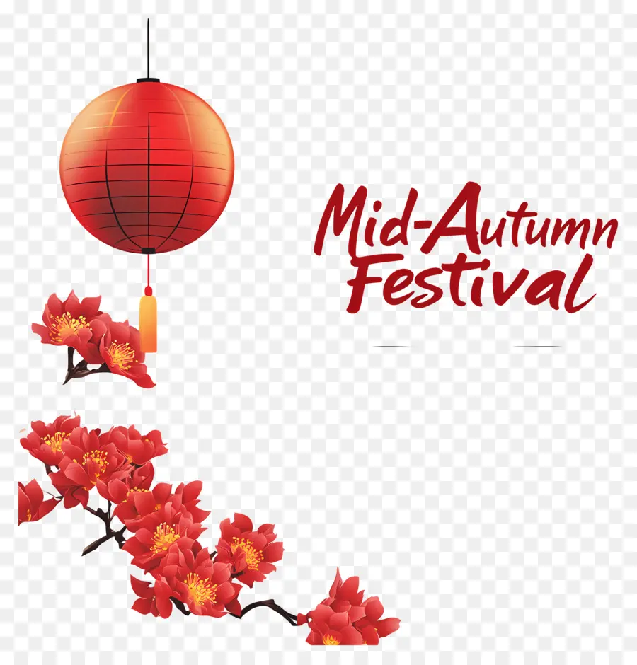 Fête De La Mi Automne，Lanterne Rouge PNG