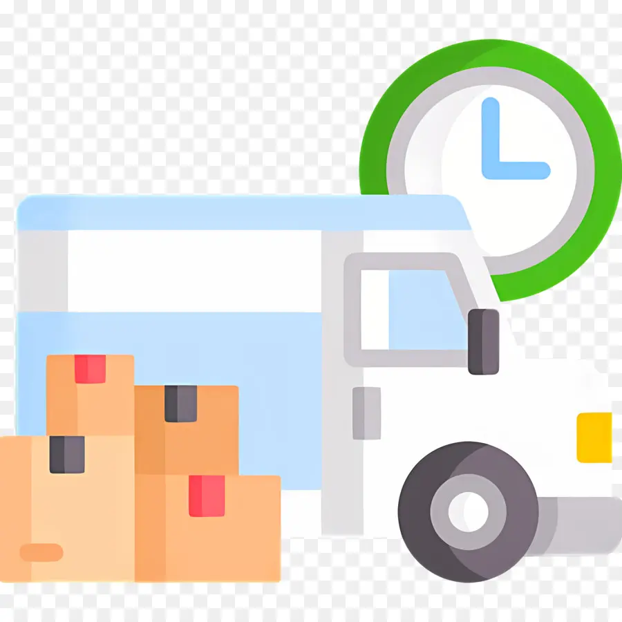 Logistique，Camion De Livraison PNG