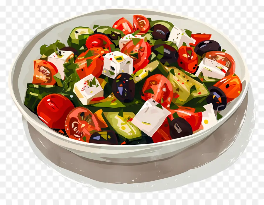 Salade Grecque，Bol PNG