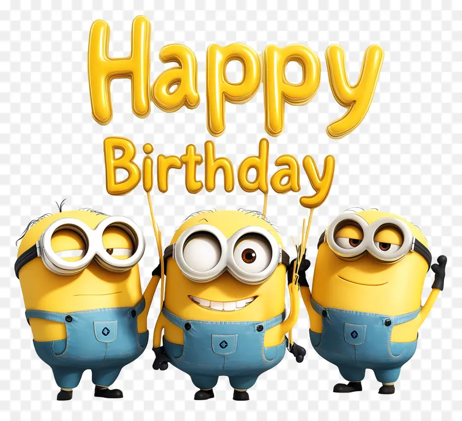 Joyeux Anniversaire，Anniversaire Des Minions PNG