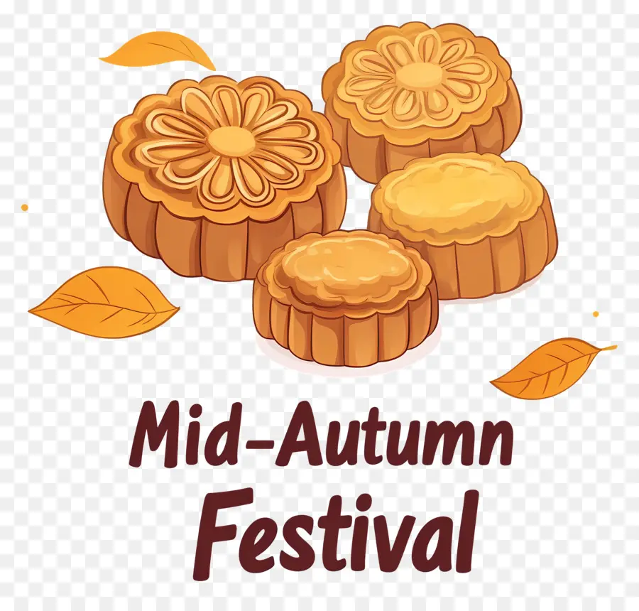 Fête De La Mi Automne，Gâteaux De Lune Pour La Fête De La Mi Automne PNG