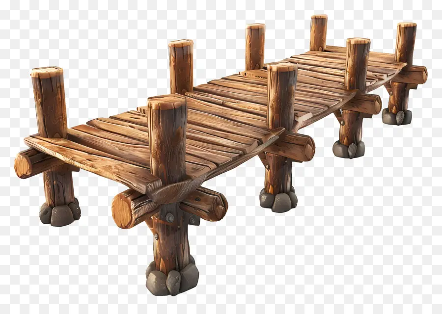 Jetée En Bois，Pont En Bois PNG