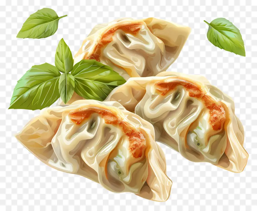 Raviolis Végétariens，Boulettes PNG