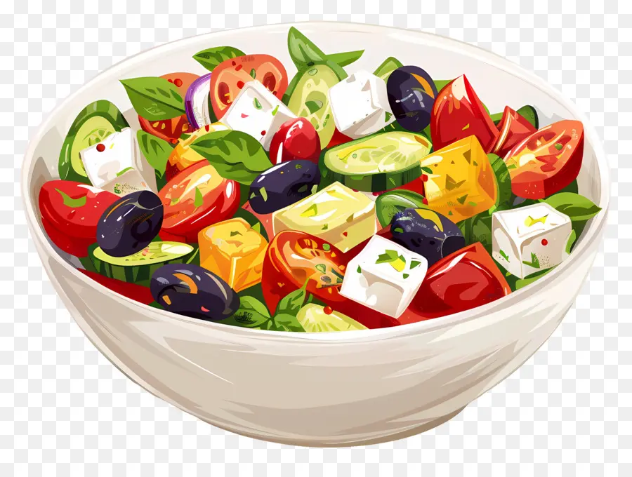 Salade Grecque，Salade PNG