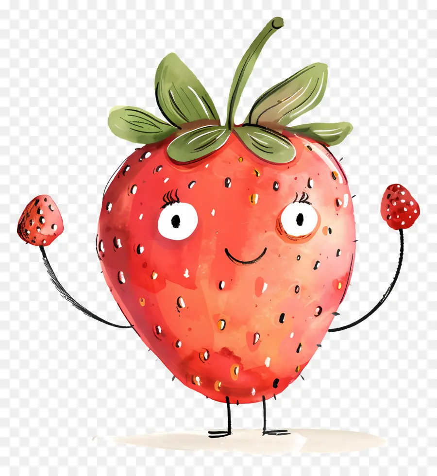 Fraise De Dessin Animé，Fraise PNG