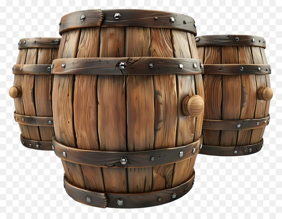 Tonneau En Bois，Tonneaux En Bois PNG