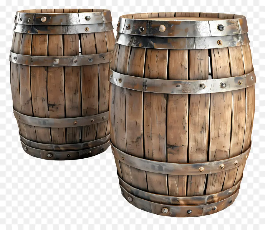 Tonneau En Bois，Tonneaux En Bois PNG