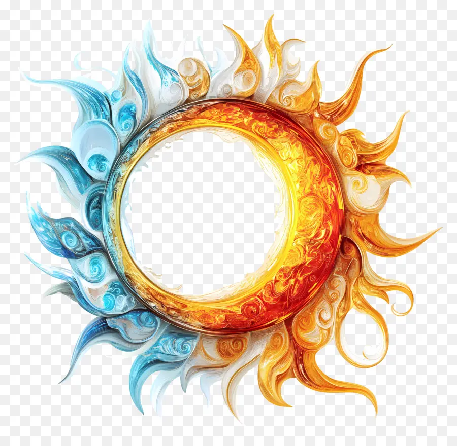 Équinoxe De Septembre，Soleil Et Lune PNG