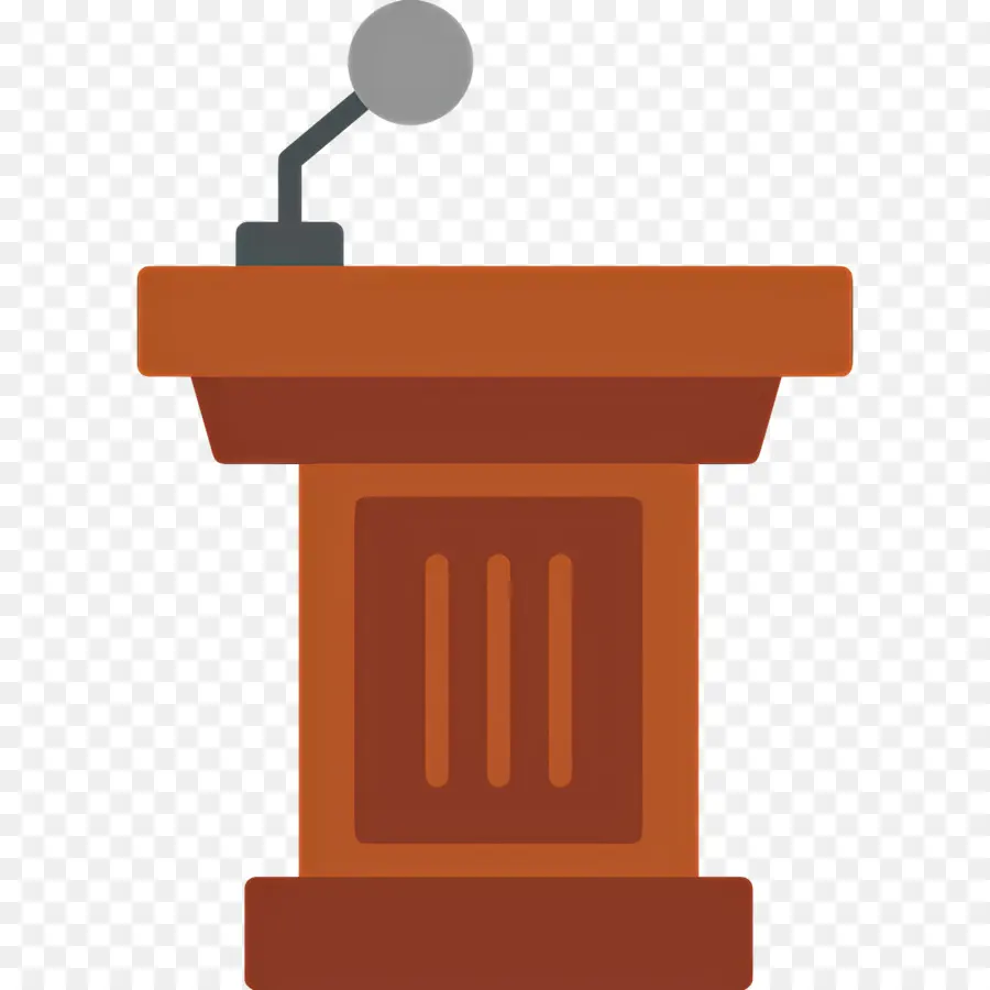 Podium，Microphone PNG