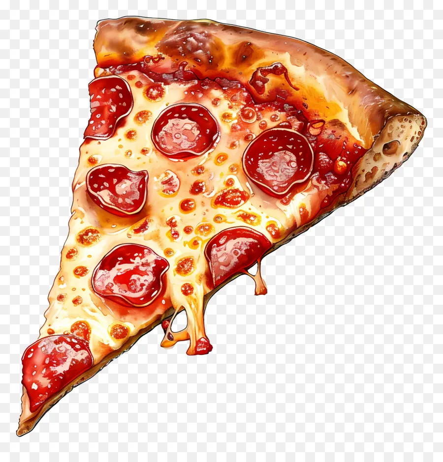 Tranche De Pizza，Pizza PNG