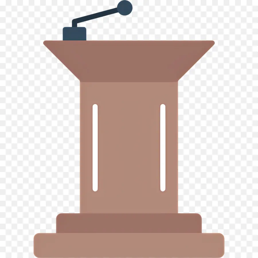 Podium，Microphone PNG