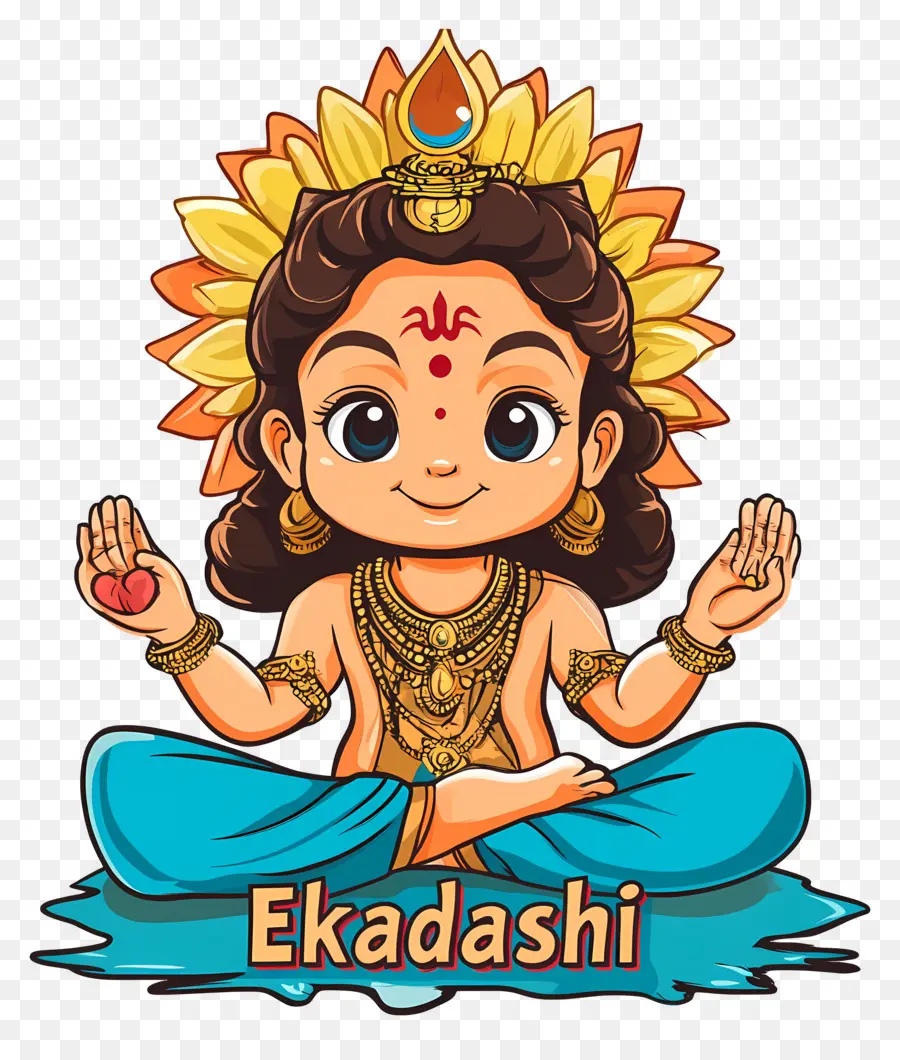 Aja Ekadashi，Caractère Divin PNG