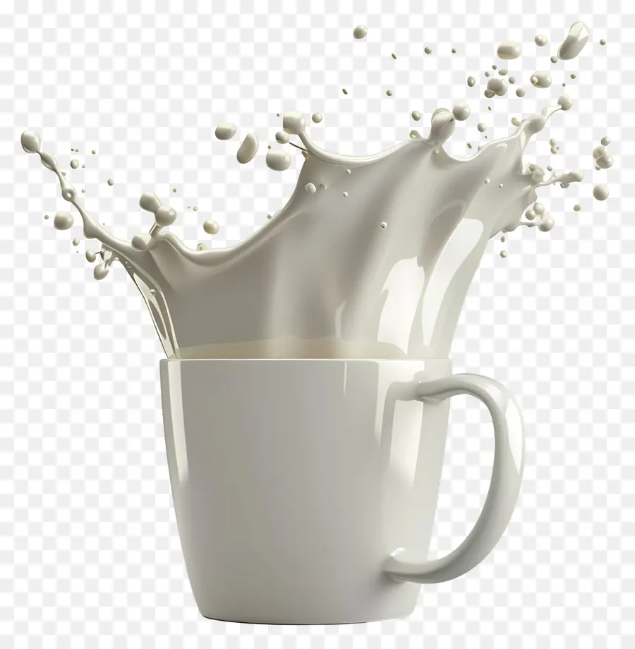 Tasse De Lait，Verre De Lait PNG