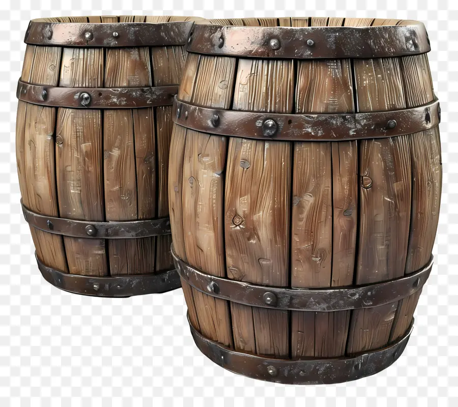 Tonneau En Bois，Tonneaux En Bois PNG