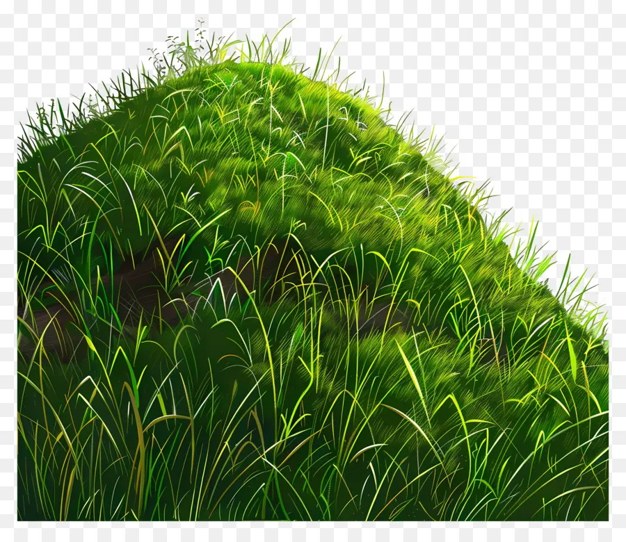 Colline D'herbe，Colline Verte PNG