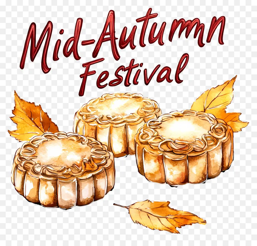 Fête De La Mi Automne，Gâteaux De Lune PNG