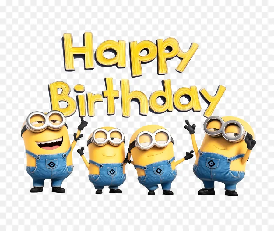 Joyeux Anniversaire，Anniversaire Des Minions PNG