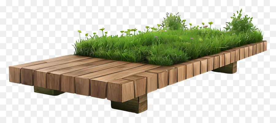 Terrasse En Bois，Plateforme En Bois PNG