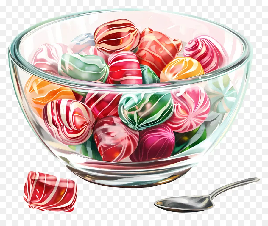 Bol De Bonbons，Bonbons Colorés PNG