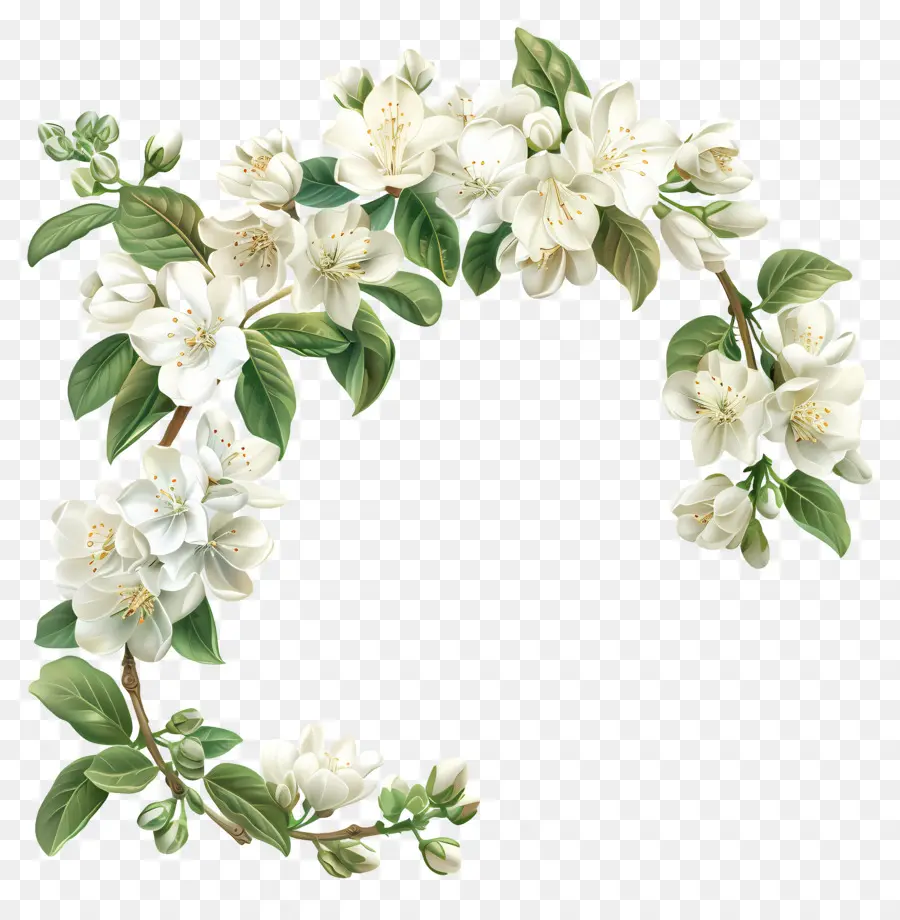 Fleurs De Jasmin Blanc，Fleurs Blanches PNG