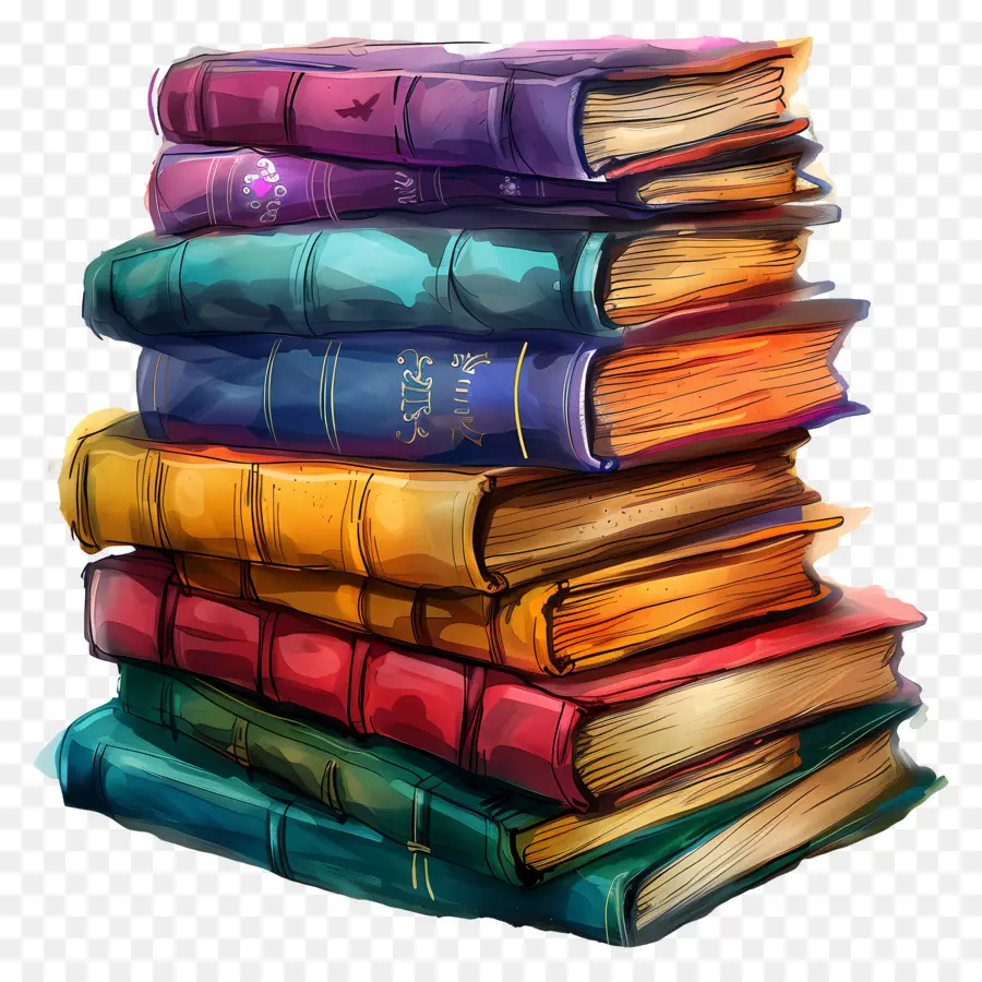 Livres Animés，Livres Colorés PNG