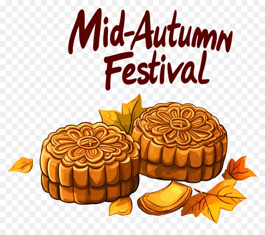 Fête De La Mi Automne，Gâteaux De Lune PNG