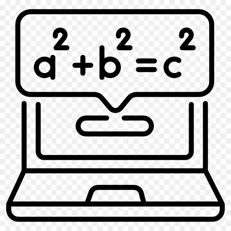 Formule，Équation Mathématique Sur Ordinateur Portable PNG