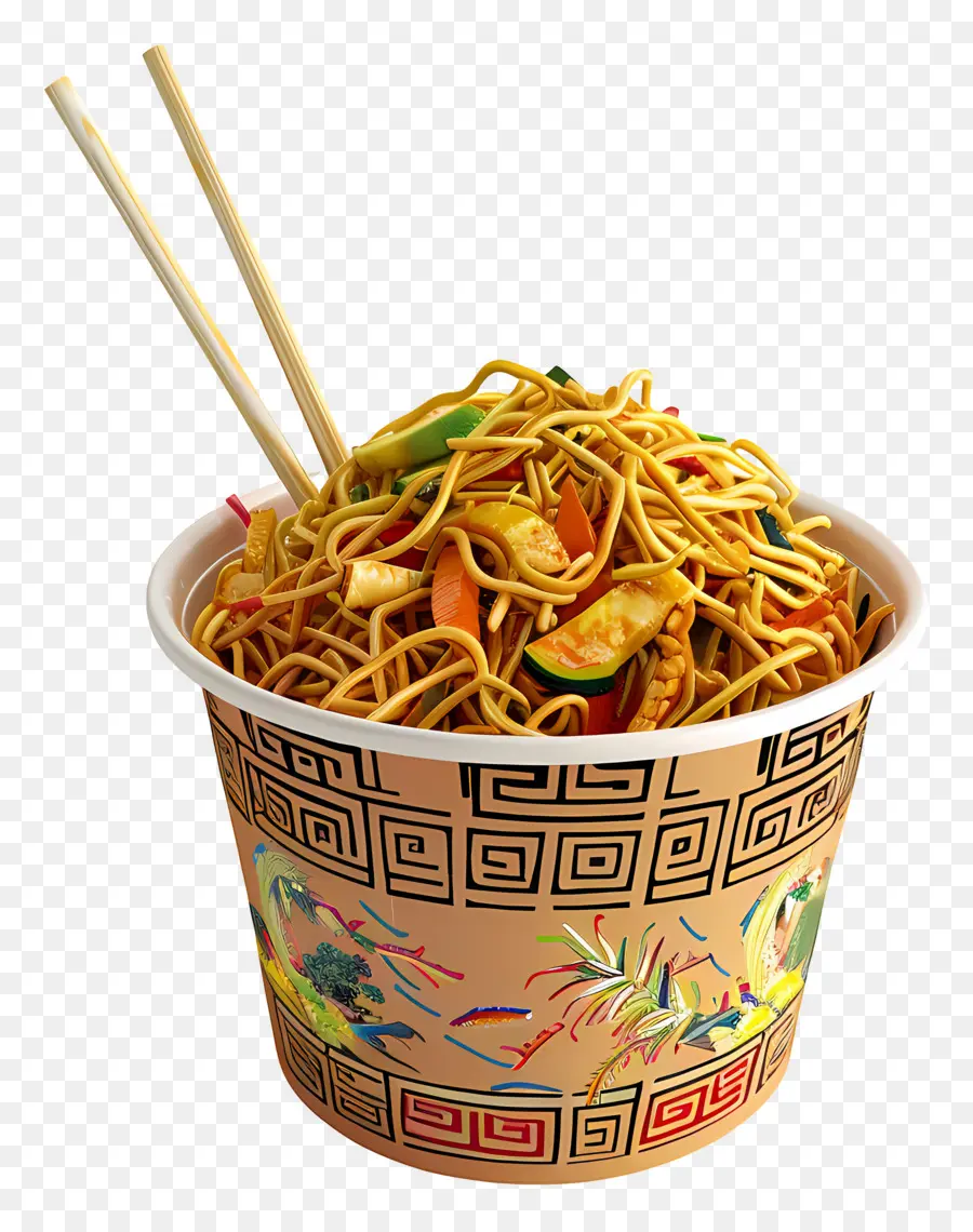 Chow Mein，Nouilles PNG