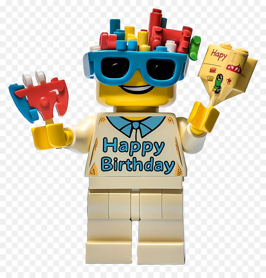 Joyeux Anniversaire，Figurine Lego Joyeux Anniversaire PNG